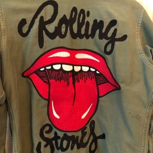 Rolling Stones vintage military jacket by Madeworn